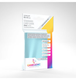 GAMEGEN!C GGS10180ML Standard Card Game Sleeves Clear 66 x 91 mm (50)