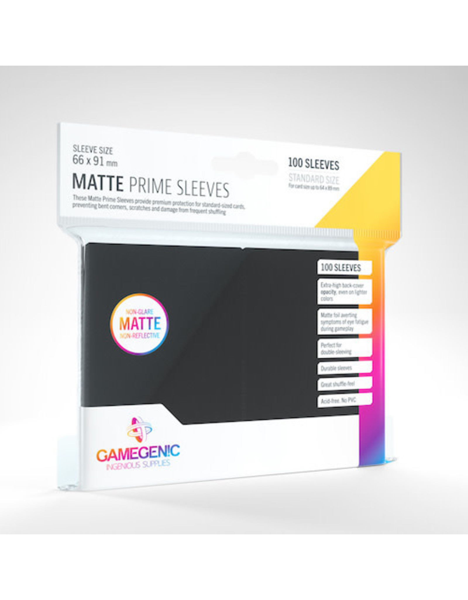 GAMEGEN!C GGS10148ML Matte Prime Sleeves Black (100)
