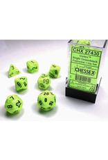 Chessex CHX27430 Vortex: Poly Bright Green/Black (7)
