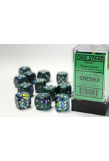 Chessex CHX27645 Dm5 Festive 16mm D6 Green/Silver (12)