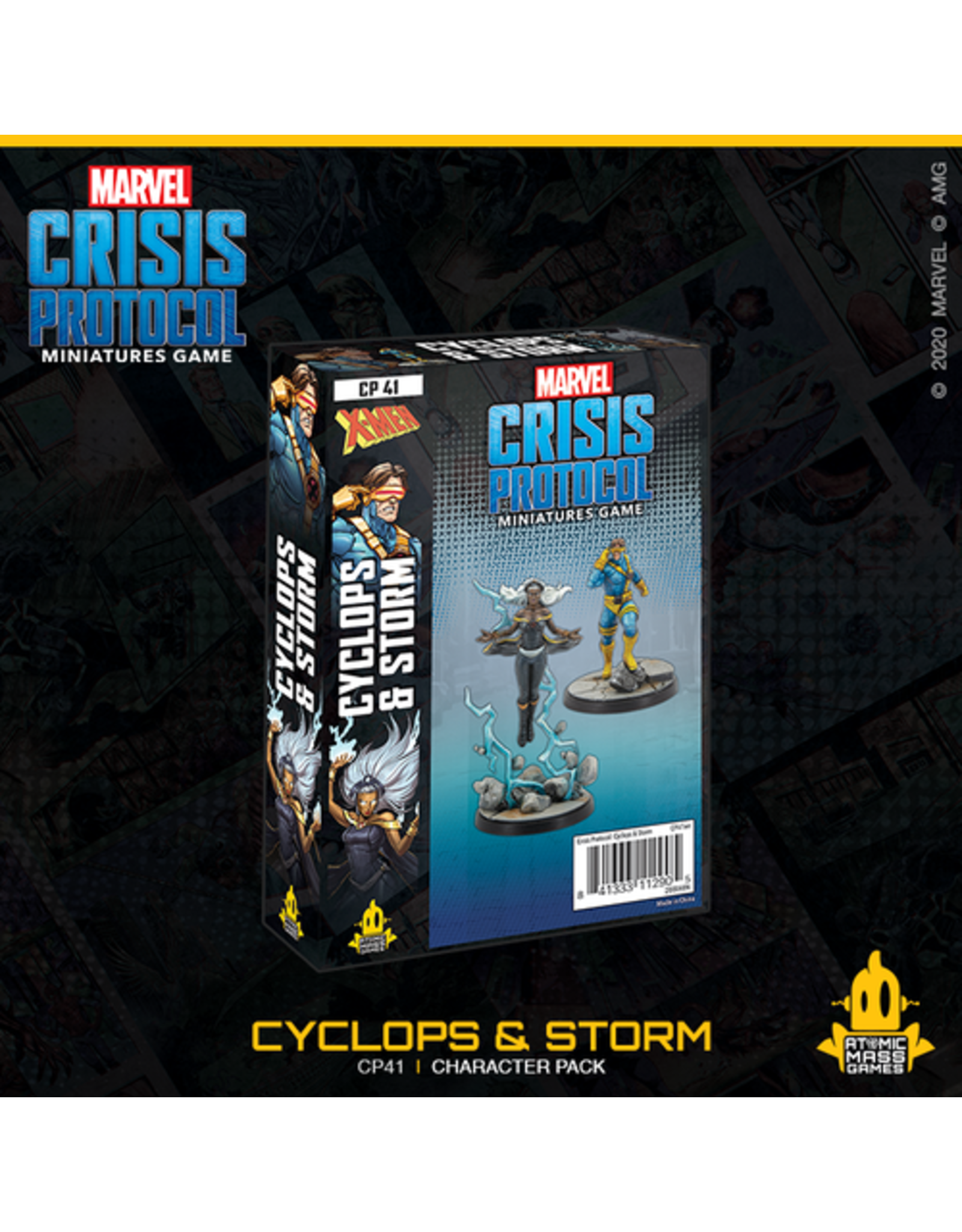 ATOMIC MASS GAMES CP41 Cyclops & Storm