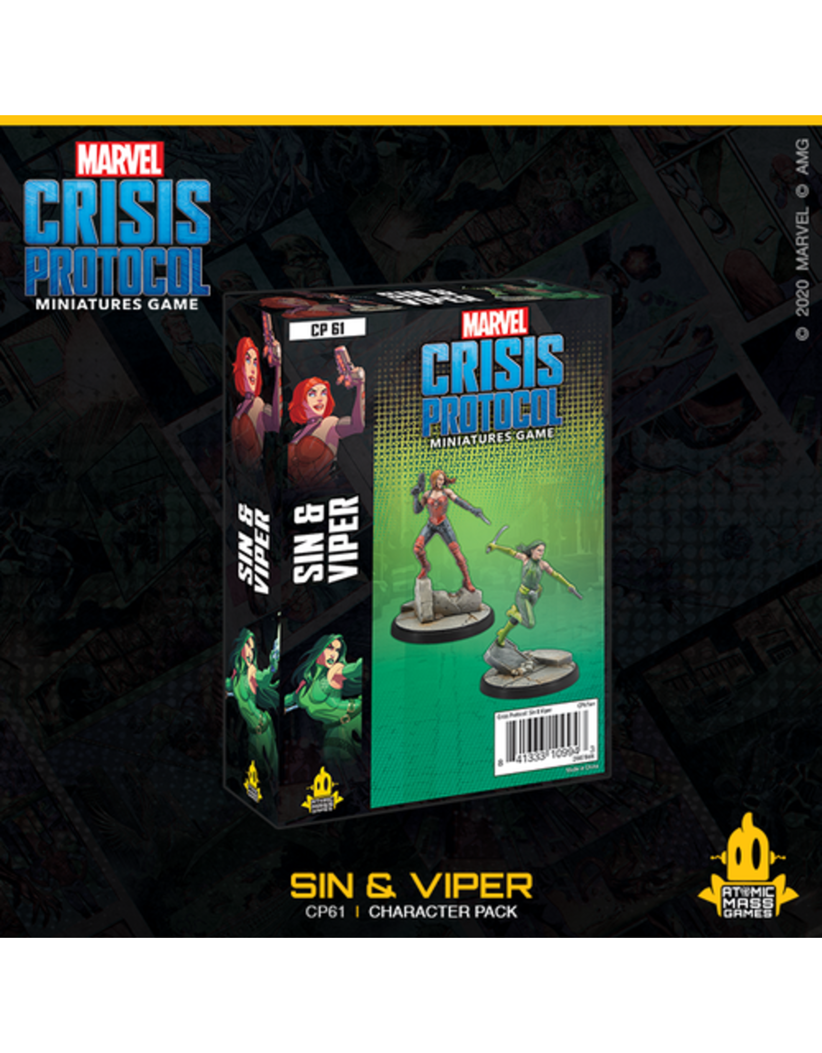 ATOMIC MASS GAMES CP61 Sin & Viper