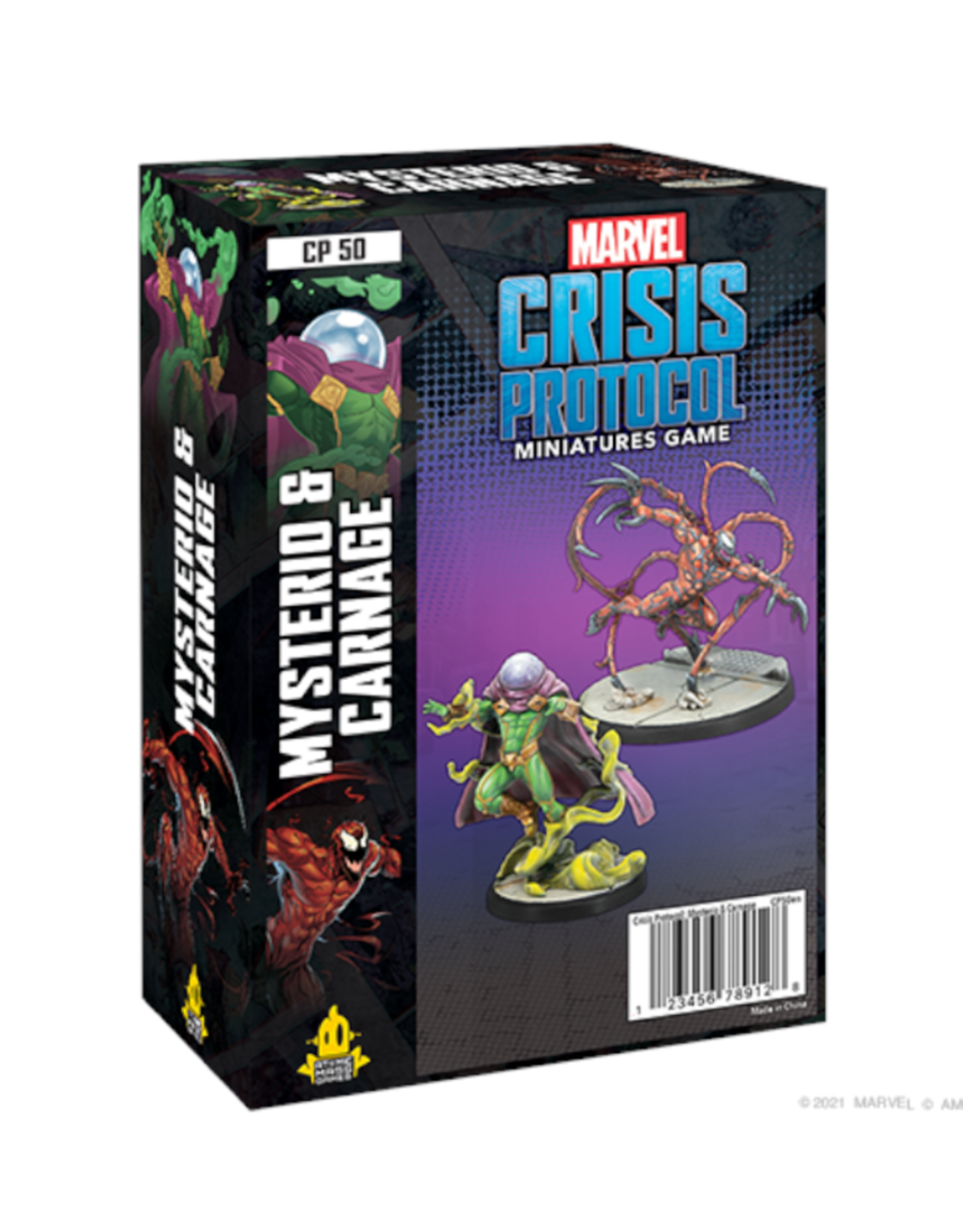 ATOMIC MASS GAMES CP50 Mysterio & Carnage