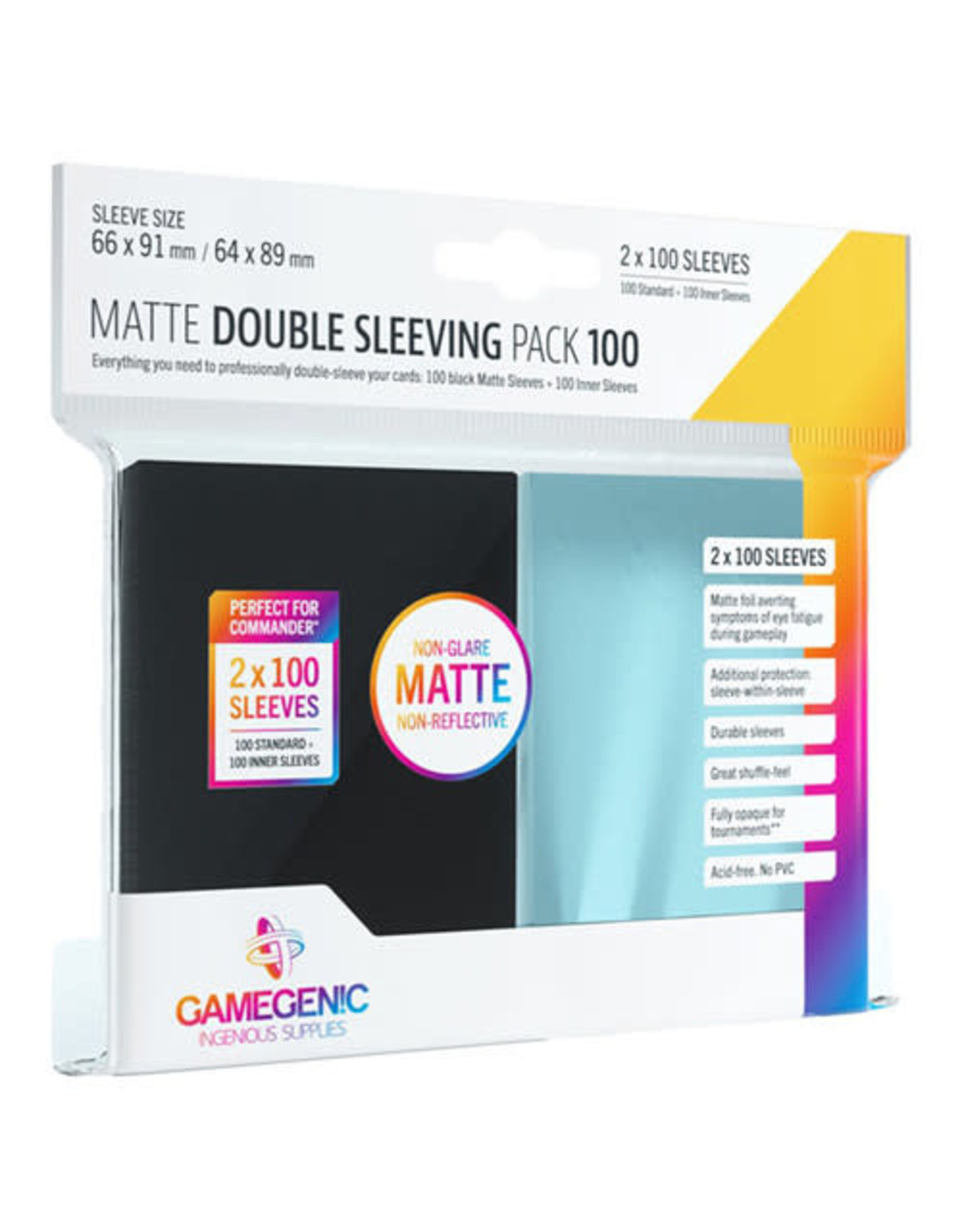 GAMEGEN!C G10110 Matte Double Sleeving Pack 100