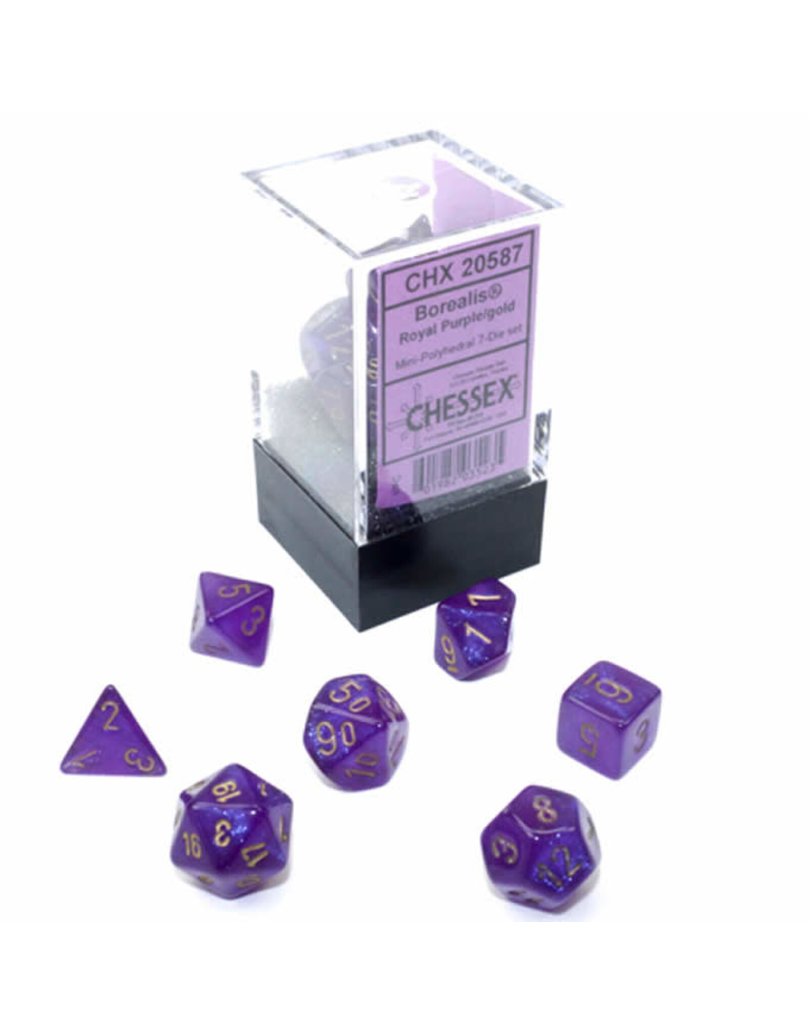 Chessex CHX20587 Borealis: Royal Purple/Gold (7)