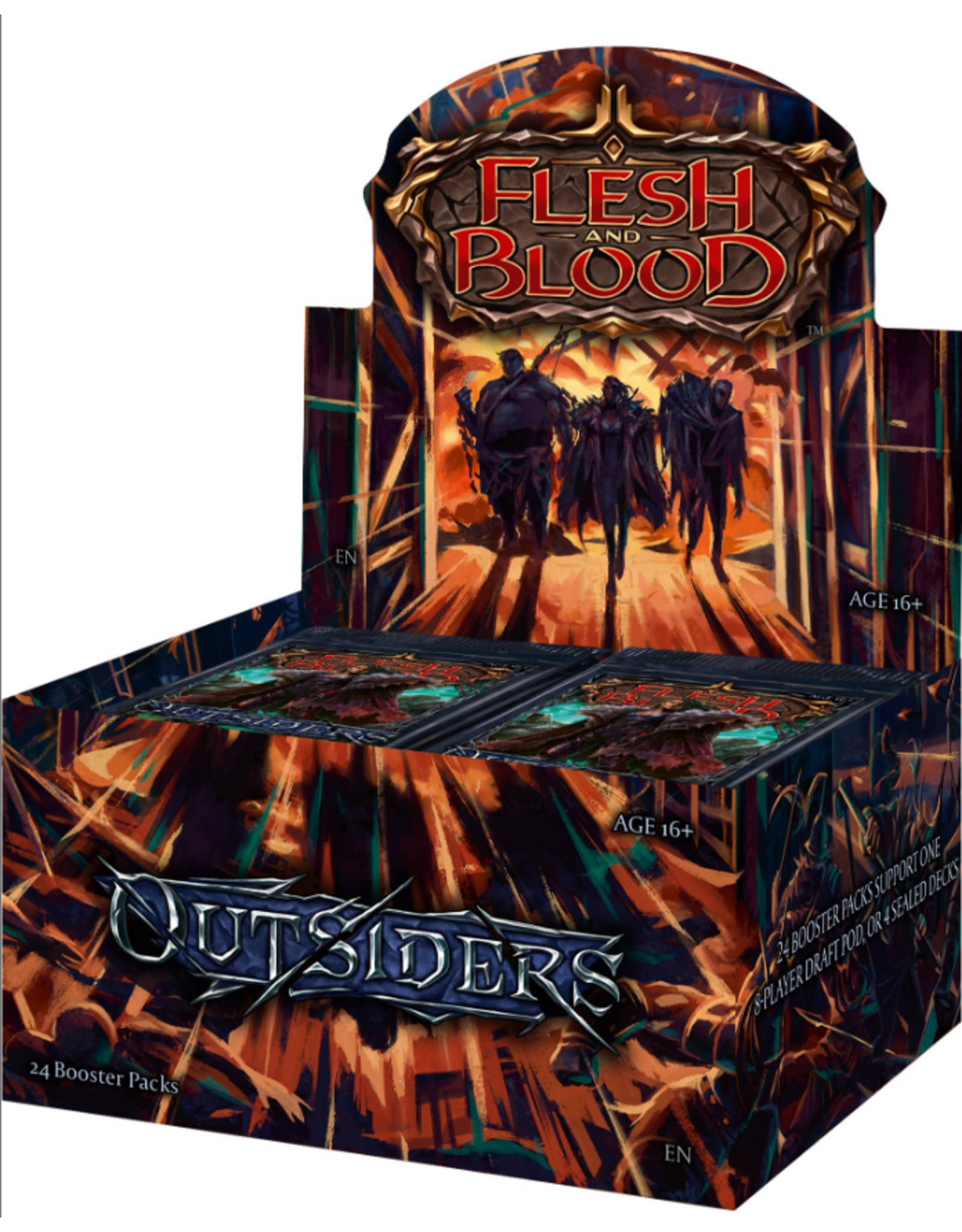 Legend Story Studios Flesh and Blood TCG: Outsiders Booster DISPLAY