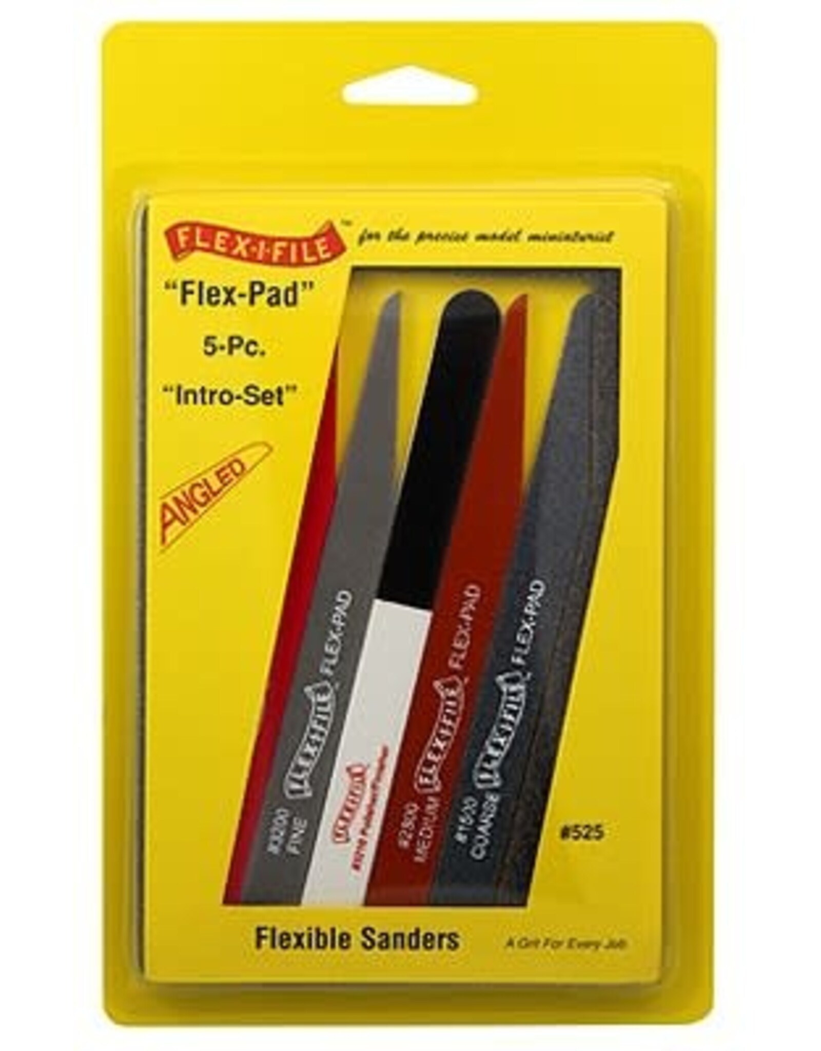 Flex-I-File FXF525 Flex-Pad Set: Angled Cut Sanding Sticks