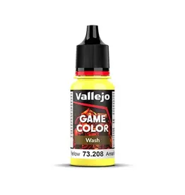 Vallejo VAL73208 Game Color: Washes- Yellow ,  18 ml.