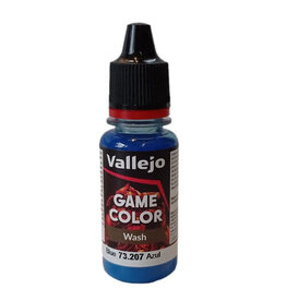 Vallejo VAL73207 Game Color: Washes- Blue Wash, 17 ml.