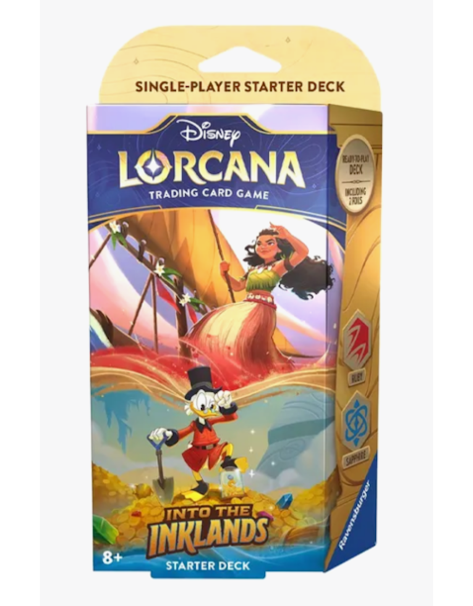 Lorcana Into the Inklands: Starter deck (Ruby Sapphire)