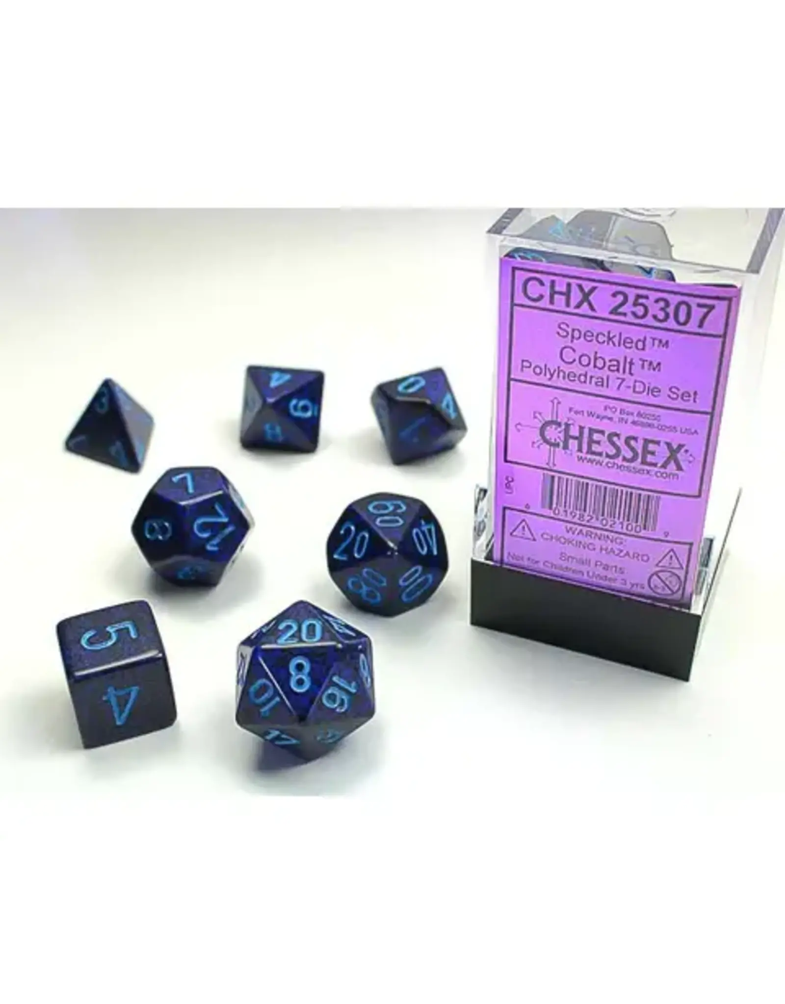 Chessex CHX25307 Speckled: Poly Set Cobalt (7)