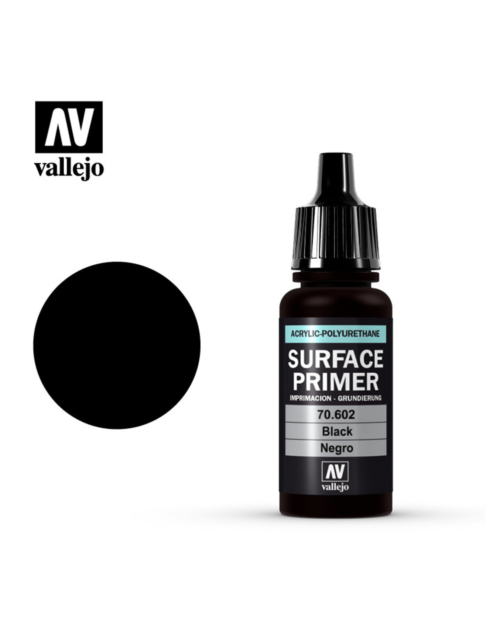 Vallejo VAL70602 Black Surface Primer 2.0