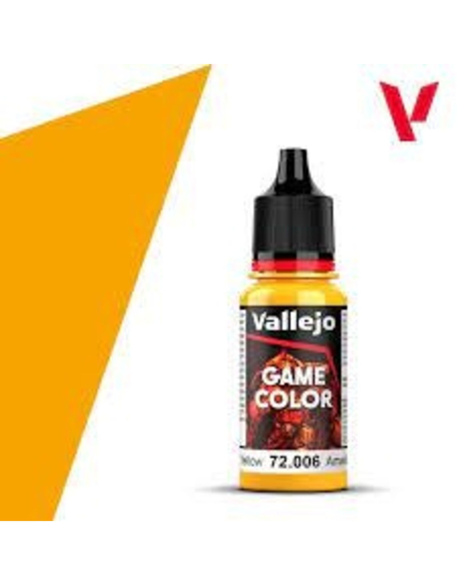 Vallejo VAL72006 Game Color: Sun Yellow, 17 ml.