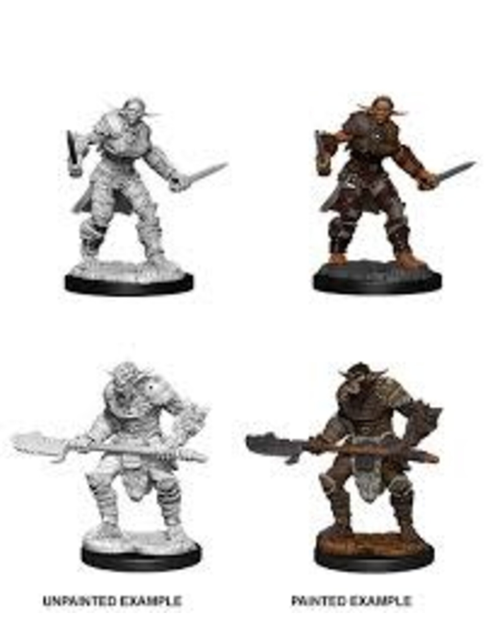 Wizkids WZK90311 Bugbear Barbarian Male & Bugbear Rogue Female