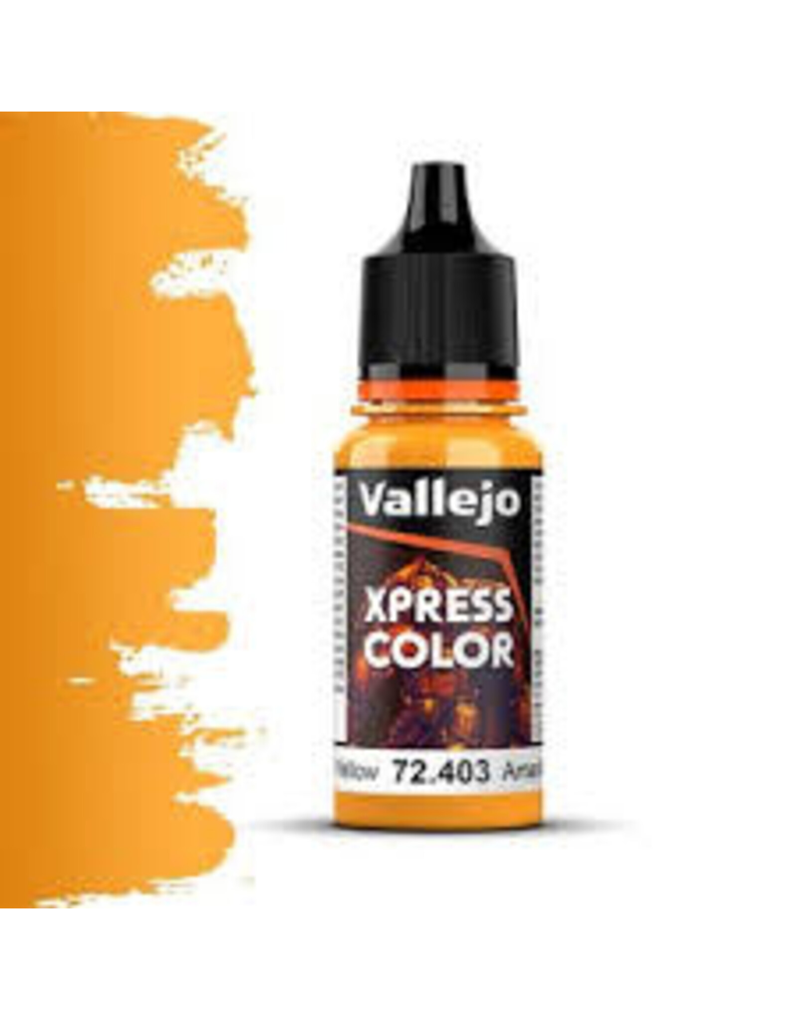 Vallejo VAL72403 Game Color: Xpress Color- Imperial Yellow, 18 ml.