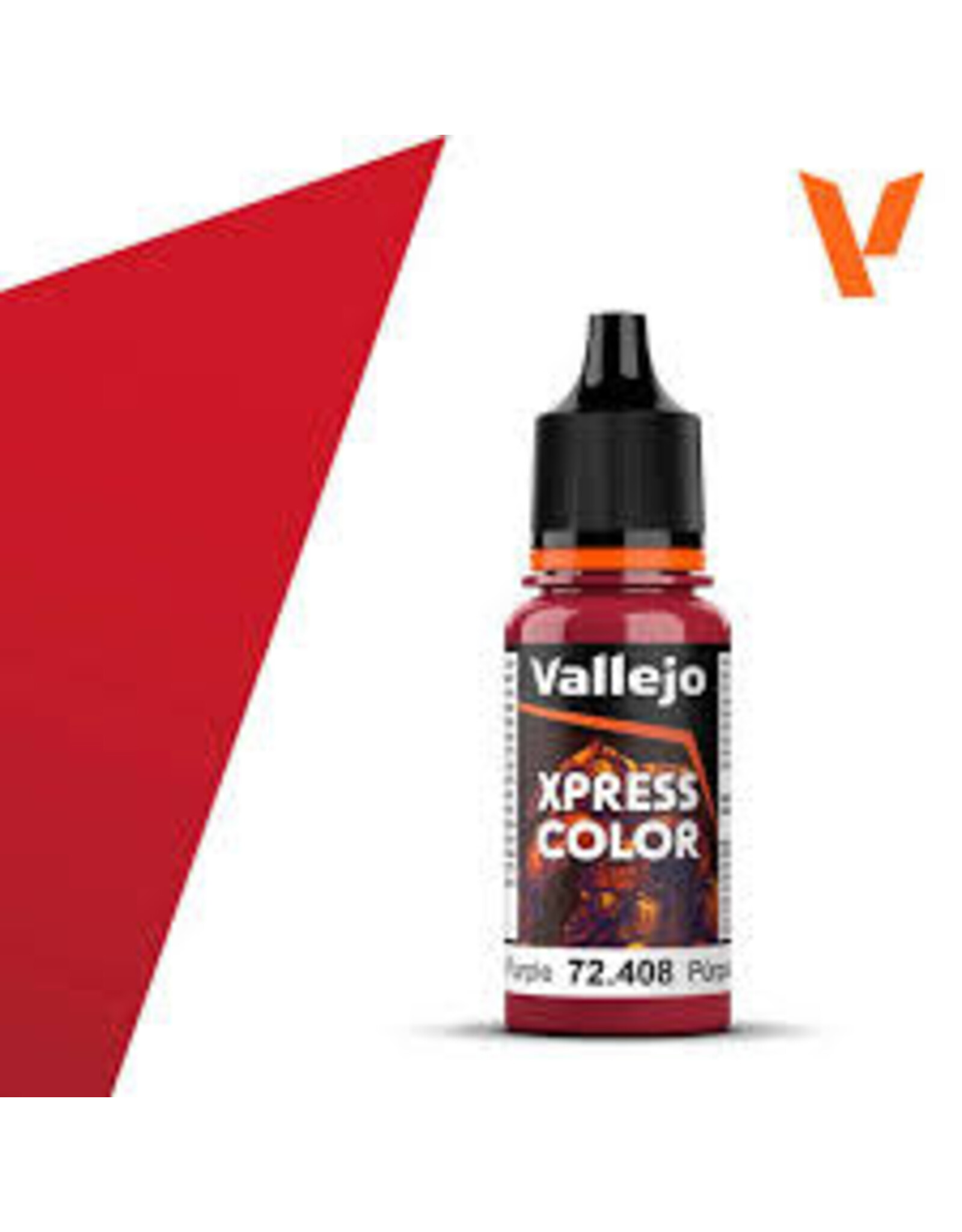 Vallejo VAL72408 Game Color: Xpress Color- Cardinal Purple, 18 ml.