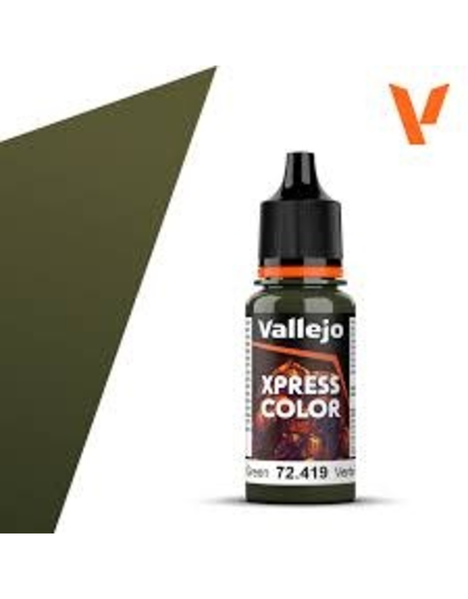 Vallejo VAL72419 Game Color: Xpress Color- Plague Green, 18 ml.