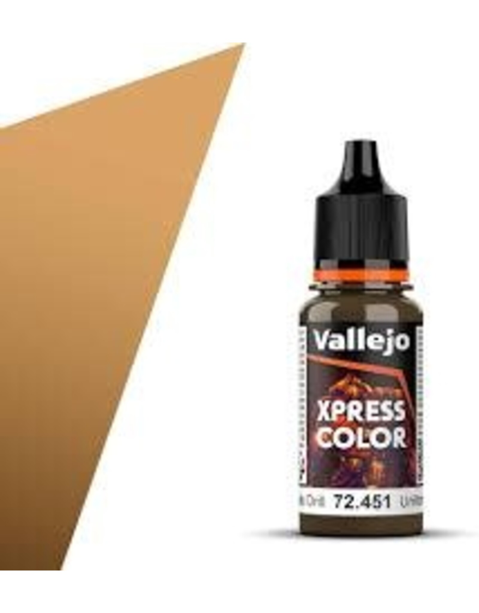 Vallejo VAL72451 Game Color: Xpress Color- Khaki Drill, 18 ml.