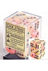 Chessex CHX27642  Festive 16mm D6 Circus/Black (12)