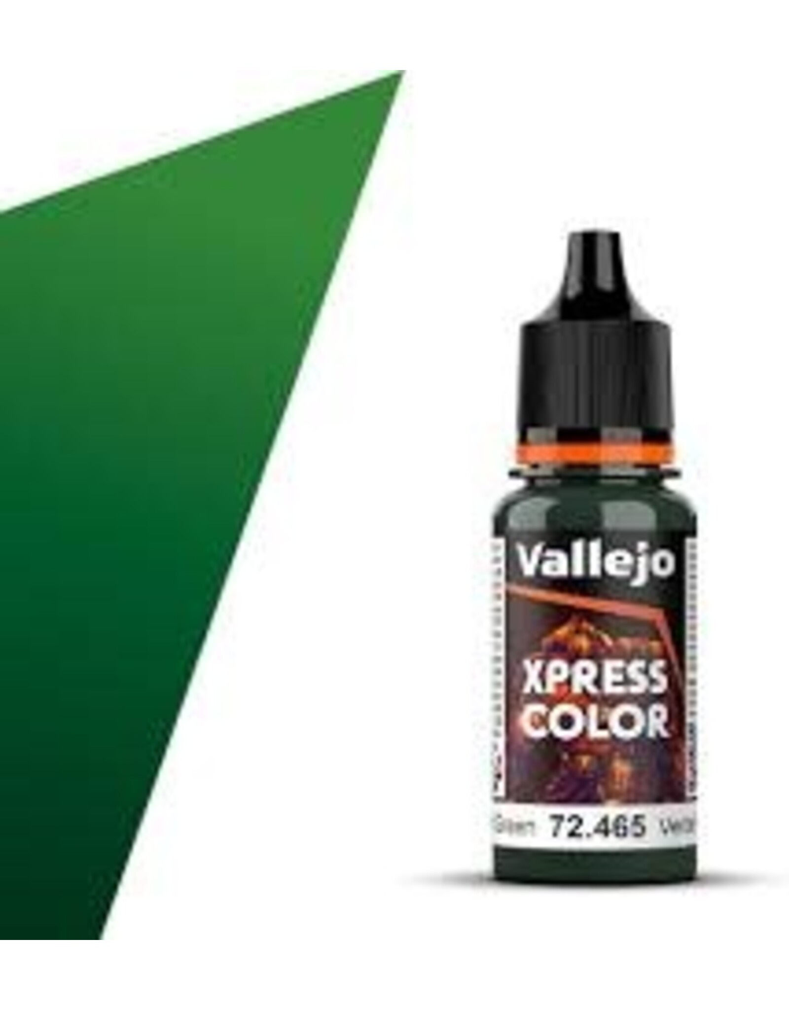 Vallejo VAL72465 Game Color: Xpress Color-Forest Green, 18 ml.