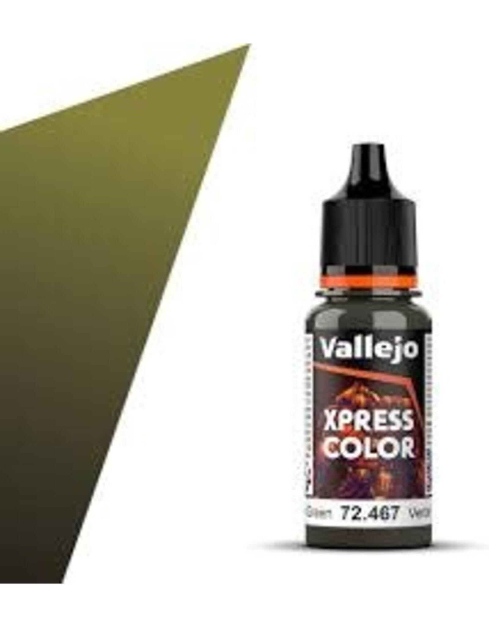 Vallejo VAL72467 Game Color: Xpress Color-Camouflage Green, 18 ml.