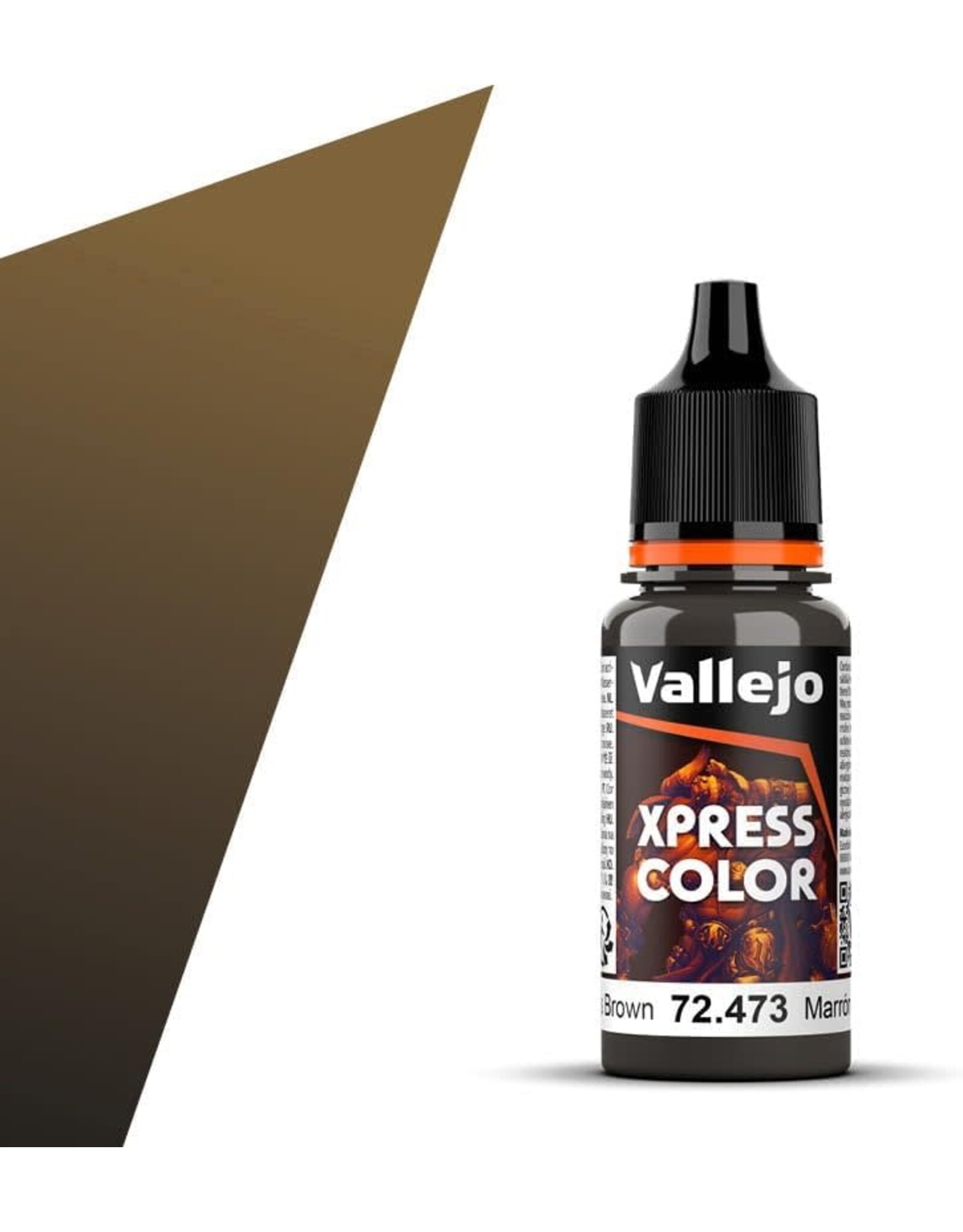 Vallejo VAL72473  Game Color: Xpress Color-Battledress Brown, 18 ml.