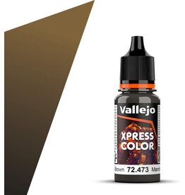 Vallejo VAL72473  Game Color: Xpress Color-Battledress Brown, 18 ml.