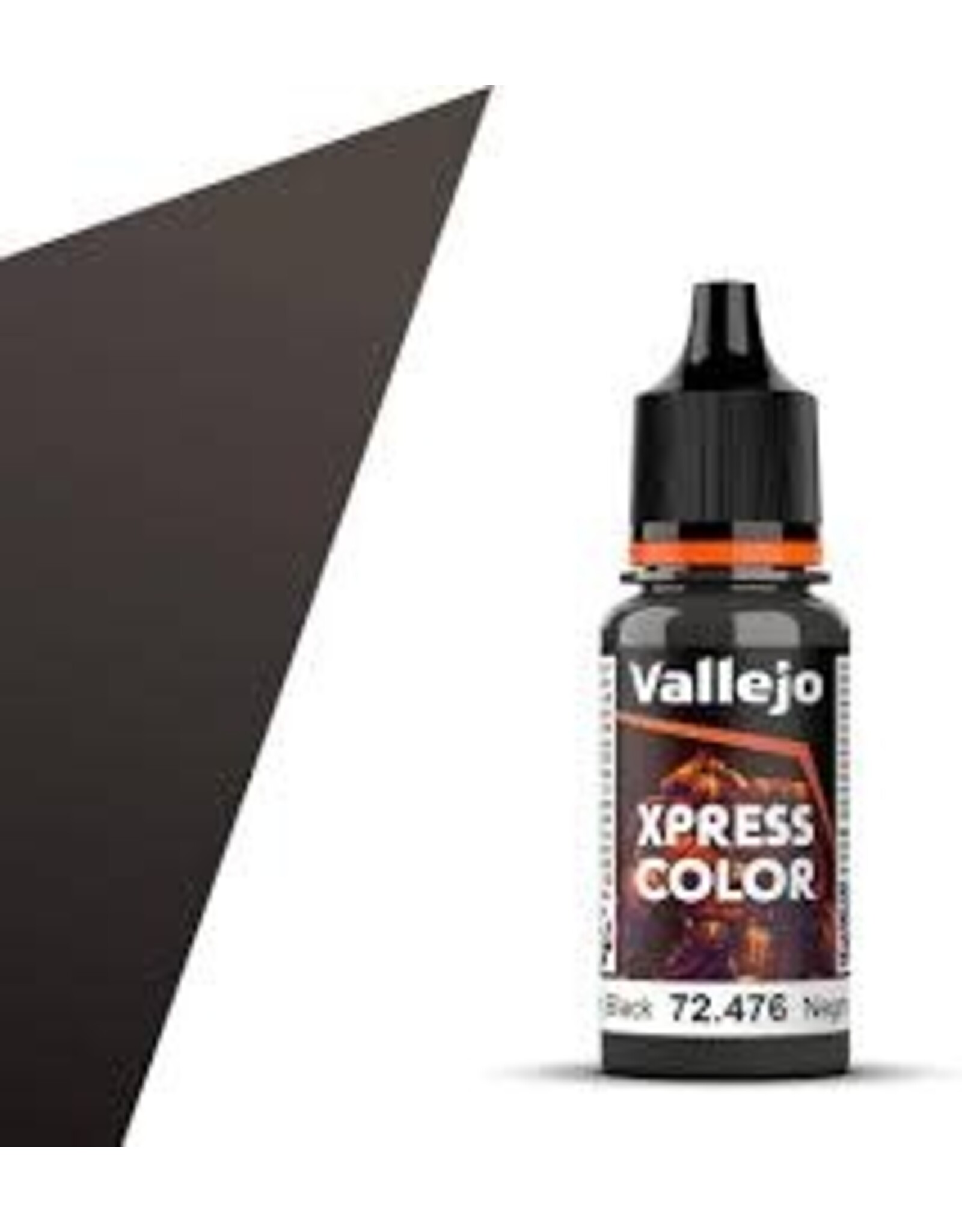 Vallejo VAL72476 Game Color: Xpress Color-Greasy Black, 18 ml.