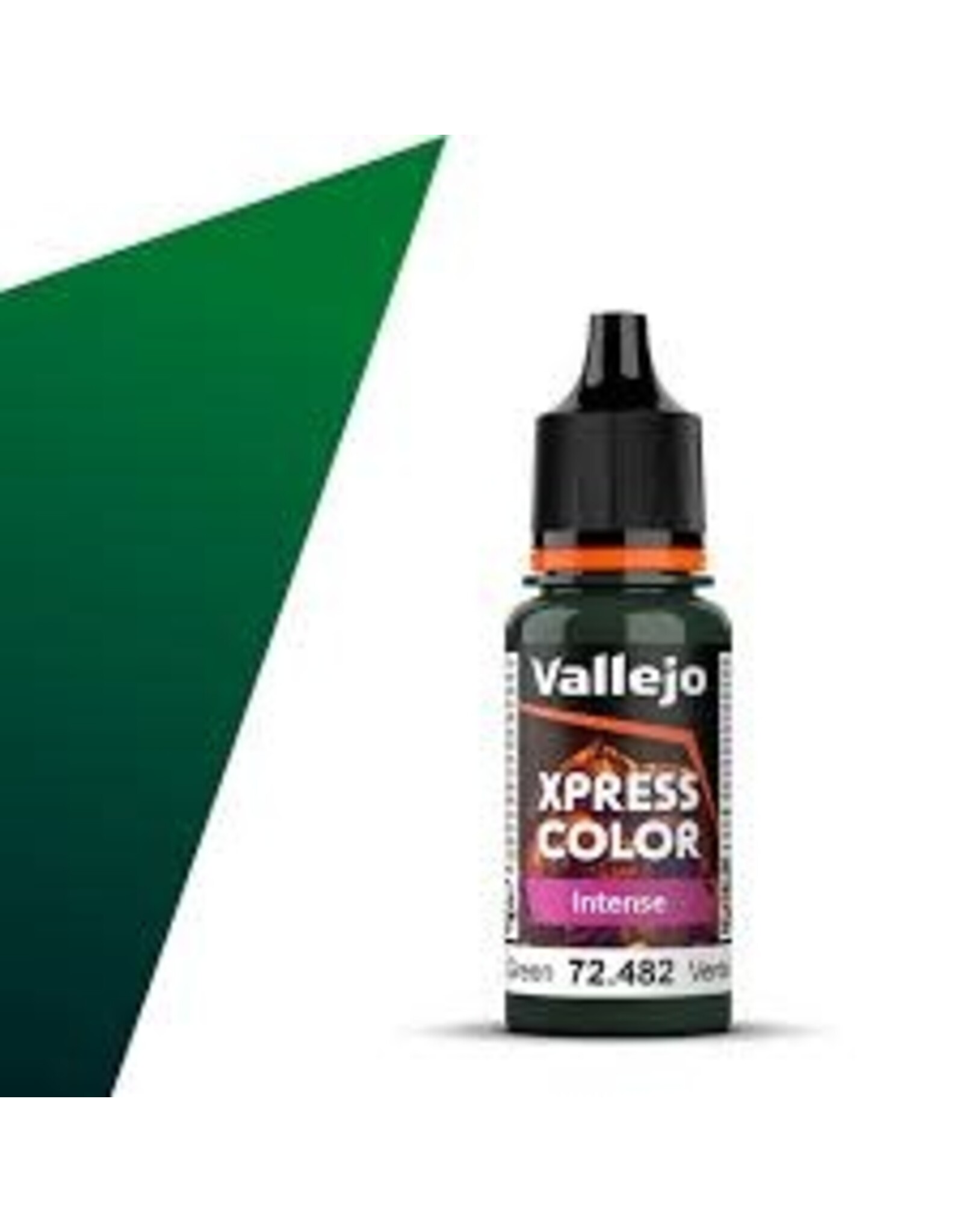 Vallejo VAL72482 Game Color: Xpress Color Intense- Monastic Green, 18 ml.