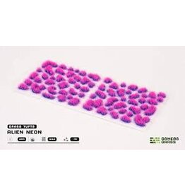 Gamers Grass GGR-789075 4mm Alien Neon Grass Tufts (70) (Self Adhesive)