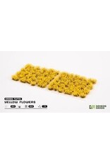 Gamers Grass GGR-789891	6mm Yellow Flowers Tufts (70) (Self Adhesive)