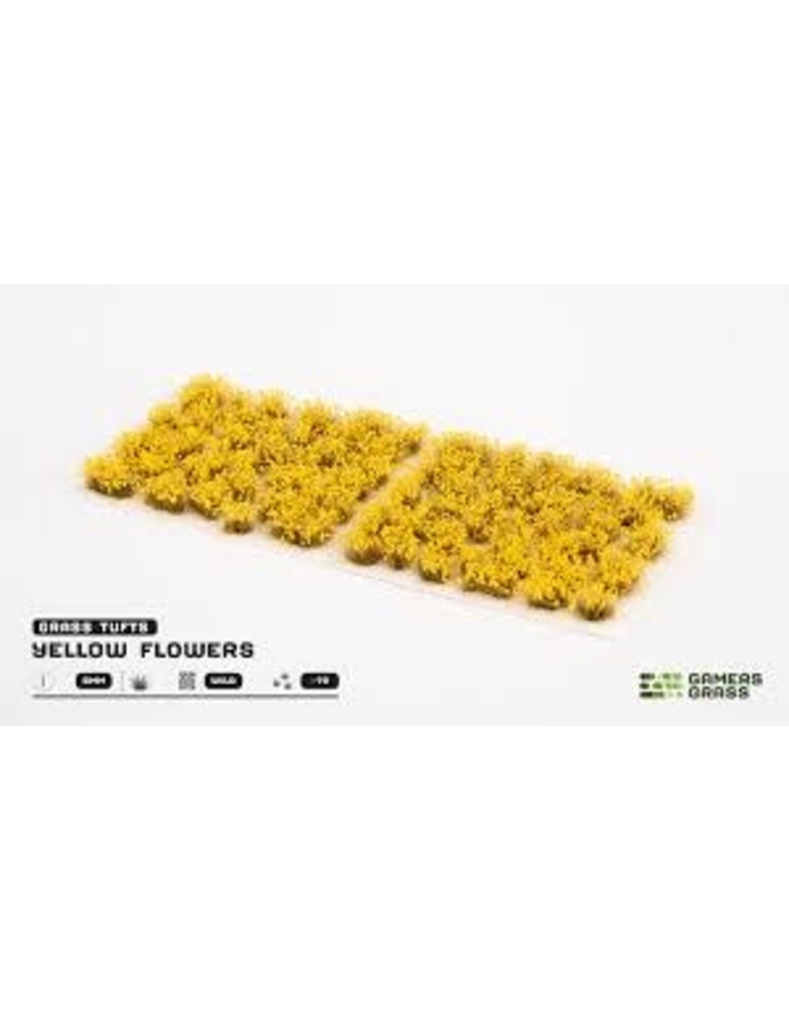 Gamers Grass GGR-789891	6mm Yellow Flowers Tufts (70) (Self Adhesive)