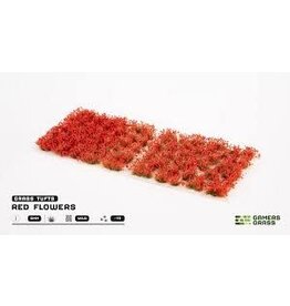 Gamers Grass GGR-789952 6mm Red Flowers Tuft Set (140) (Self Adhesive)