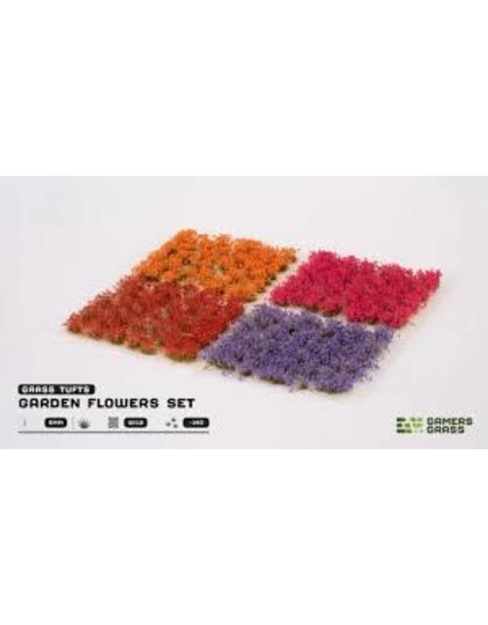 Gamers Grass GGR-789976 6mm Garden Flowers Tuft Set (140) (Self Adhesive)