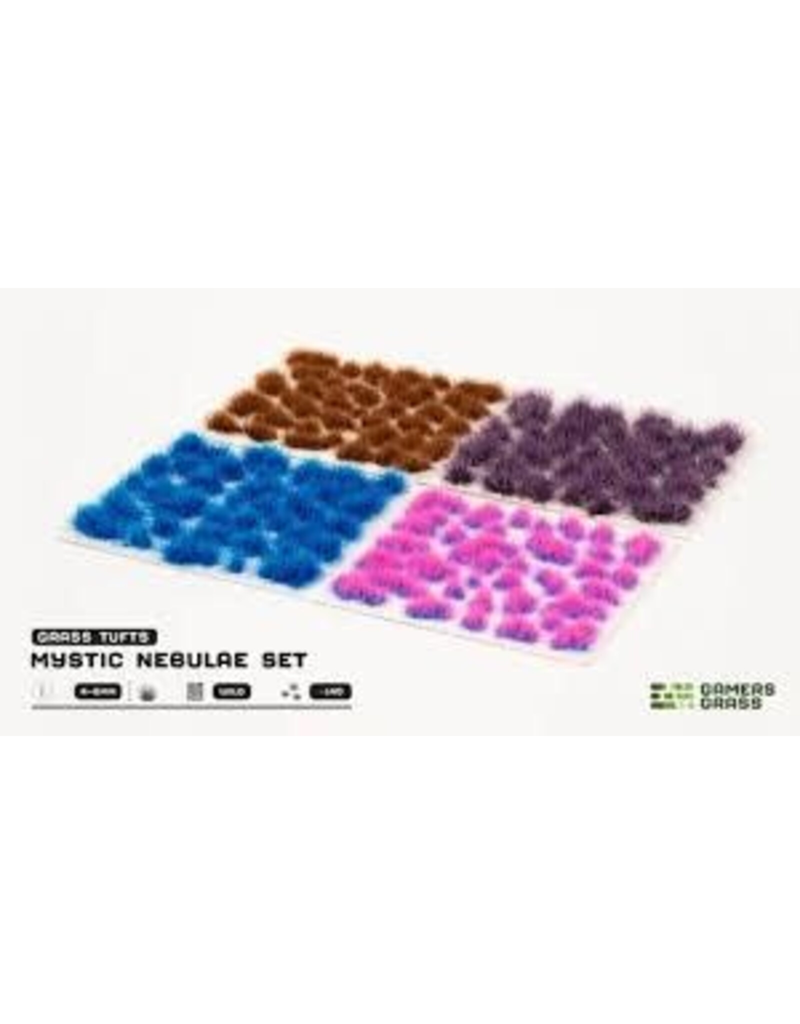 Gamers Grass GGR-790514 4-6mm Mystic Nebulae Tuft Set (140) (Self Adhesive)