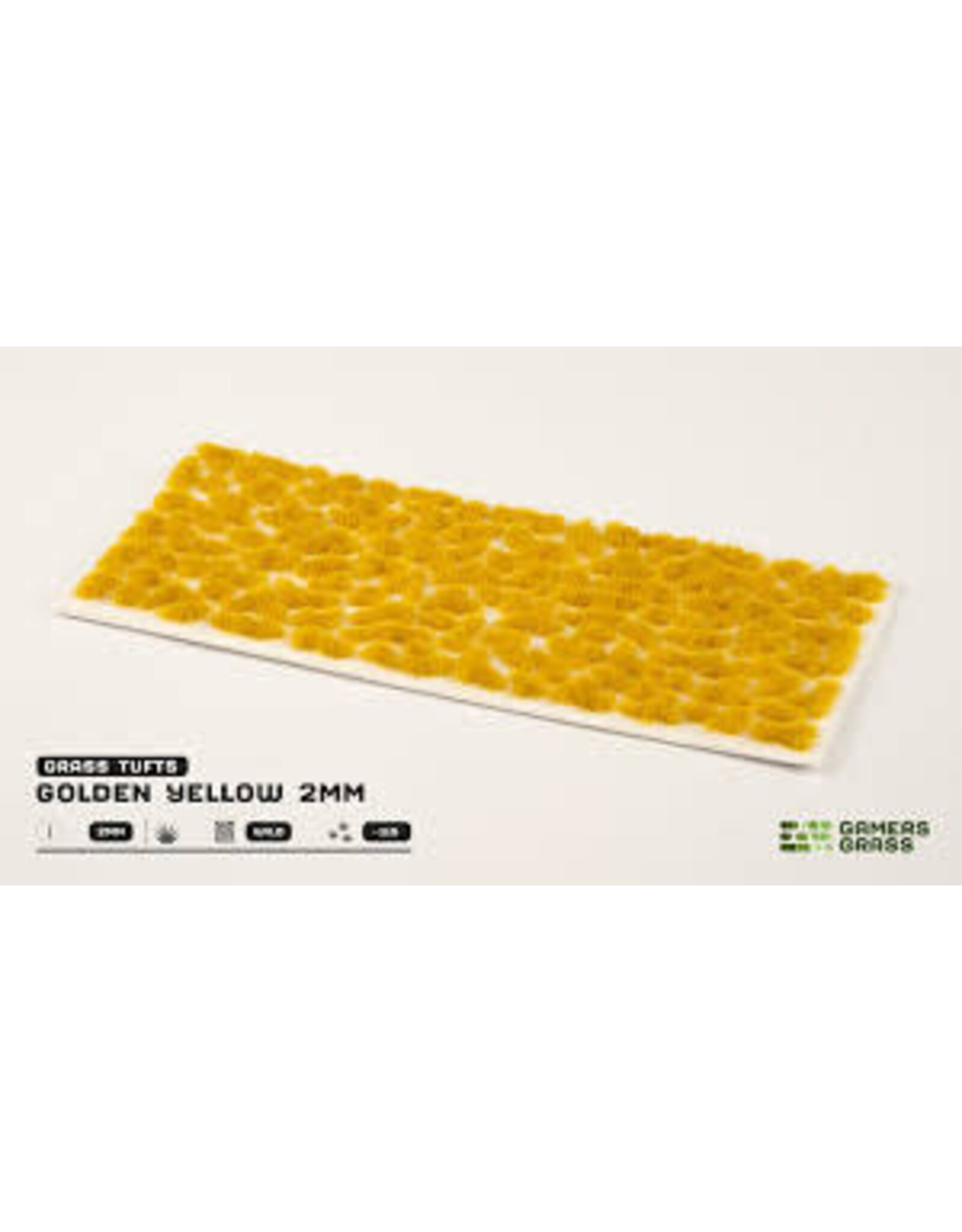 Gamers Grass GGR-790804 2mm Golden Yellow Grass Tufts (115) (Self Adhesive)