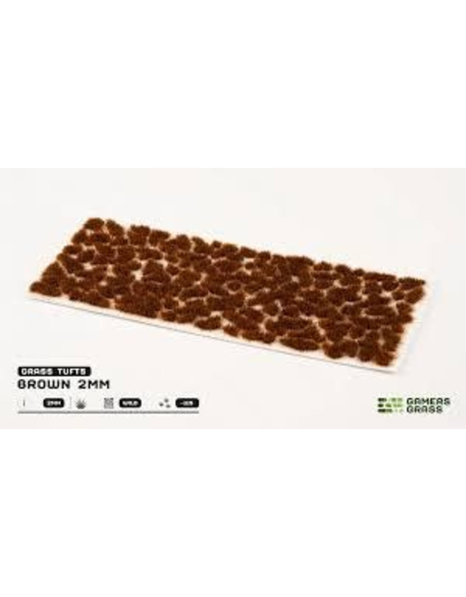 Gamers Grass GGR-790828 2mm Brown Grass Tufts (115) (Self Adhesive)