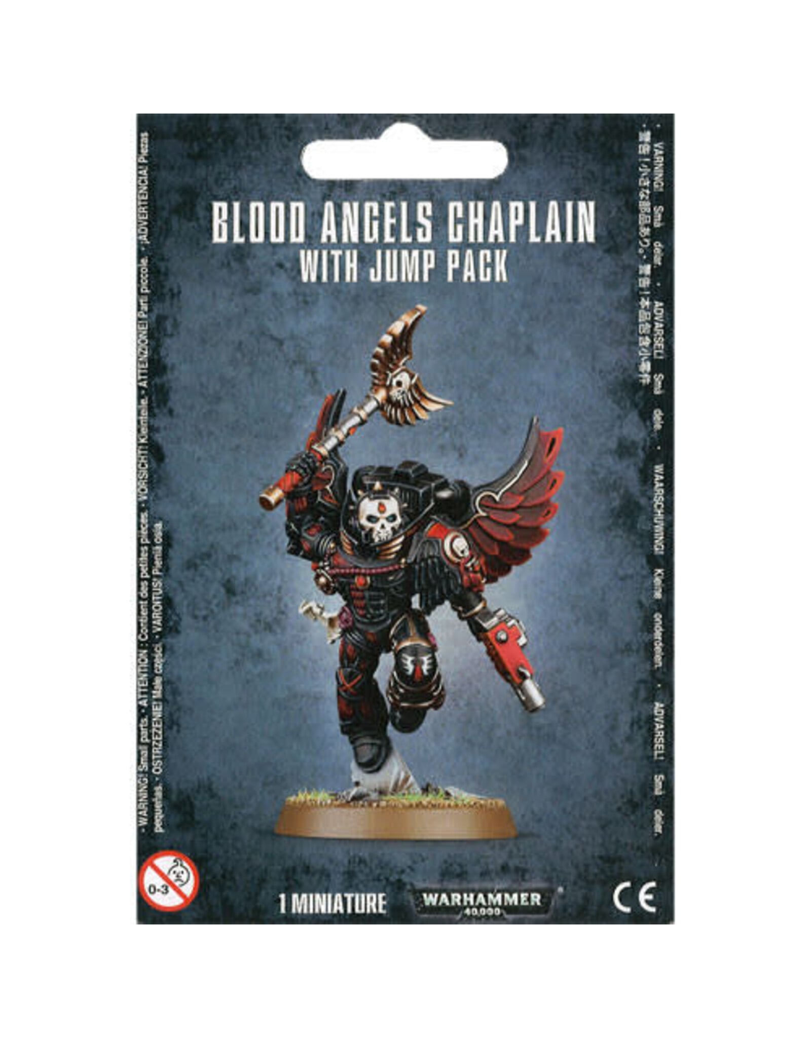 Games Workshop 41-17 Blood Angels Chaplain with Jump Pack