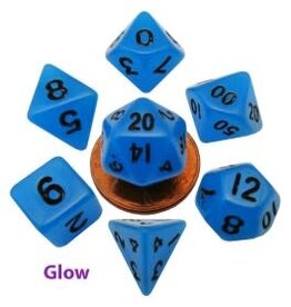 FRD 7CT 10mm Poly Dice Glow Blue