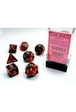 Chessex CHX26433 Gemini 3: Poly Black Red/Gold (7)
