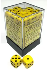 Chessex CHX25802 Opaque: 12mm D6 Yellow/Black (36)