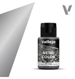 Vallejo VAL77703 Metal Color Dark Aluminium