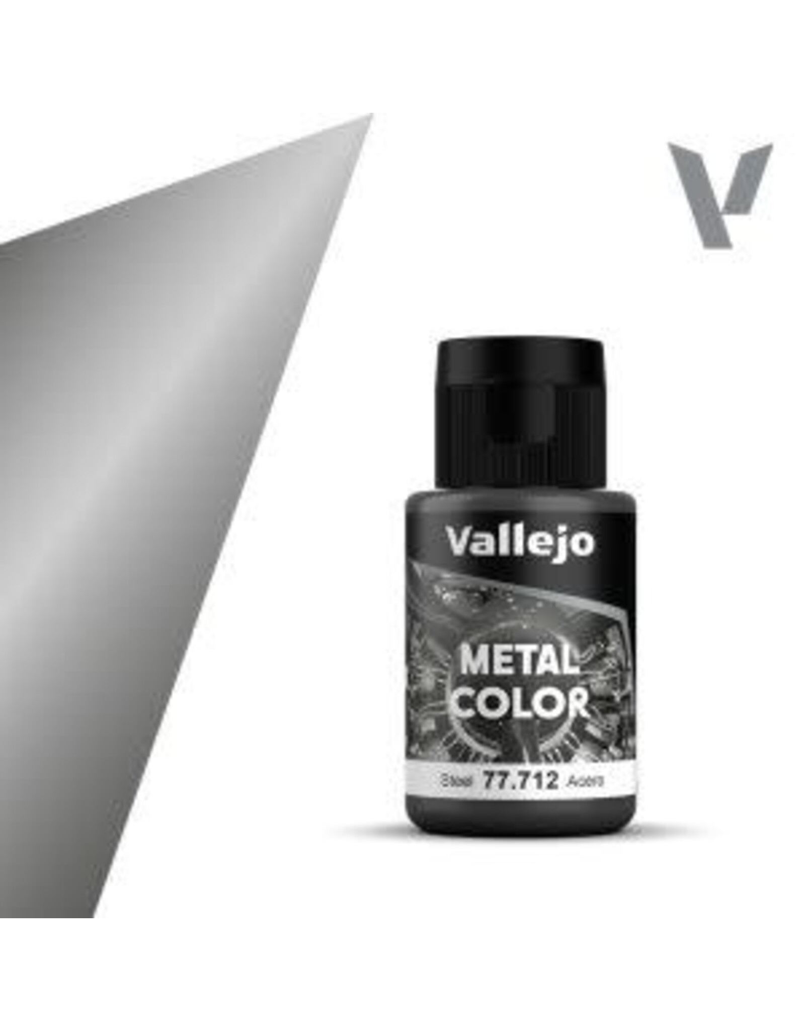 Vallejo VAL77712 Metal Color Steel