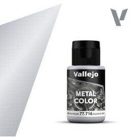 Vallejo VAL77716 Metal Color Semi Matt Aluminium