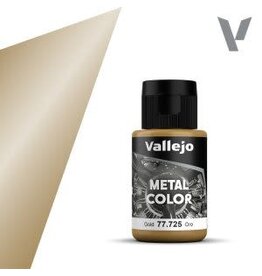 Vallejo VAL77725 Metal Color Gold