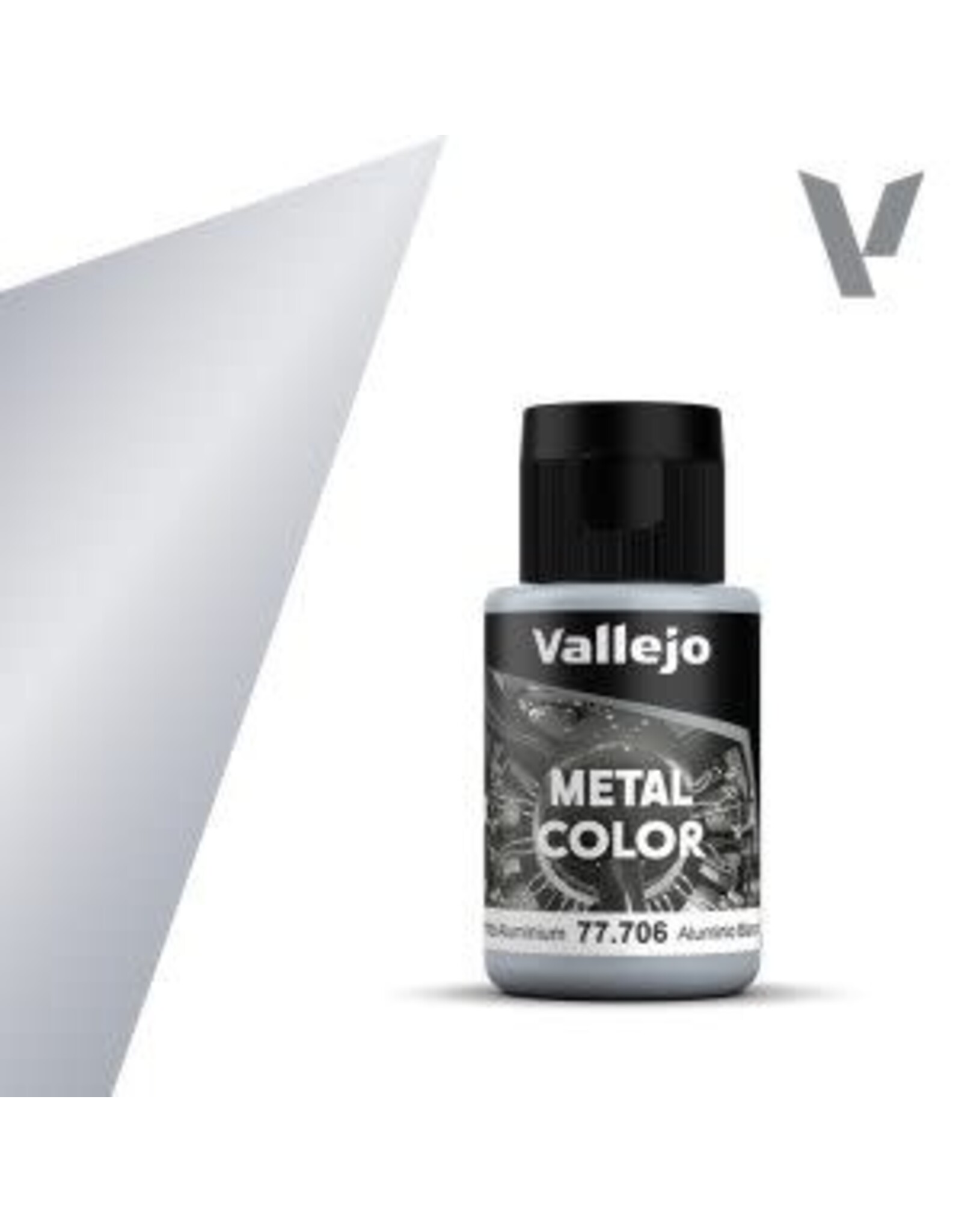 Vallejo VAL77706 Metal Color White Aluminium