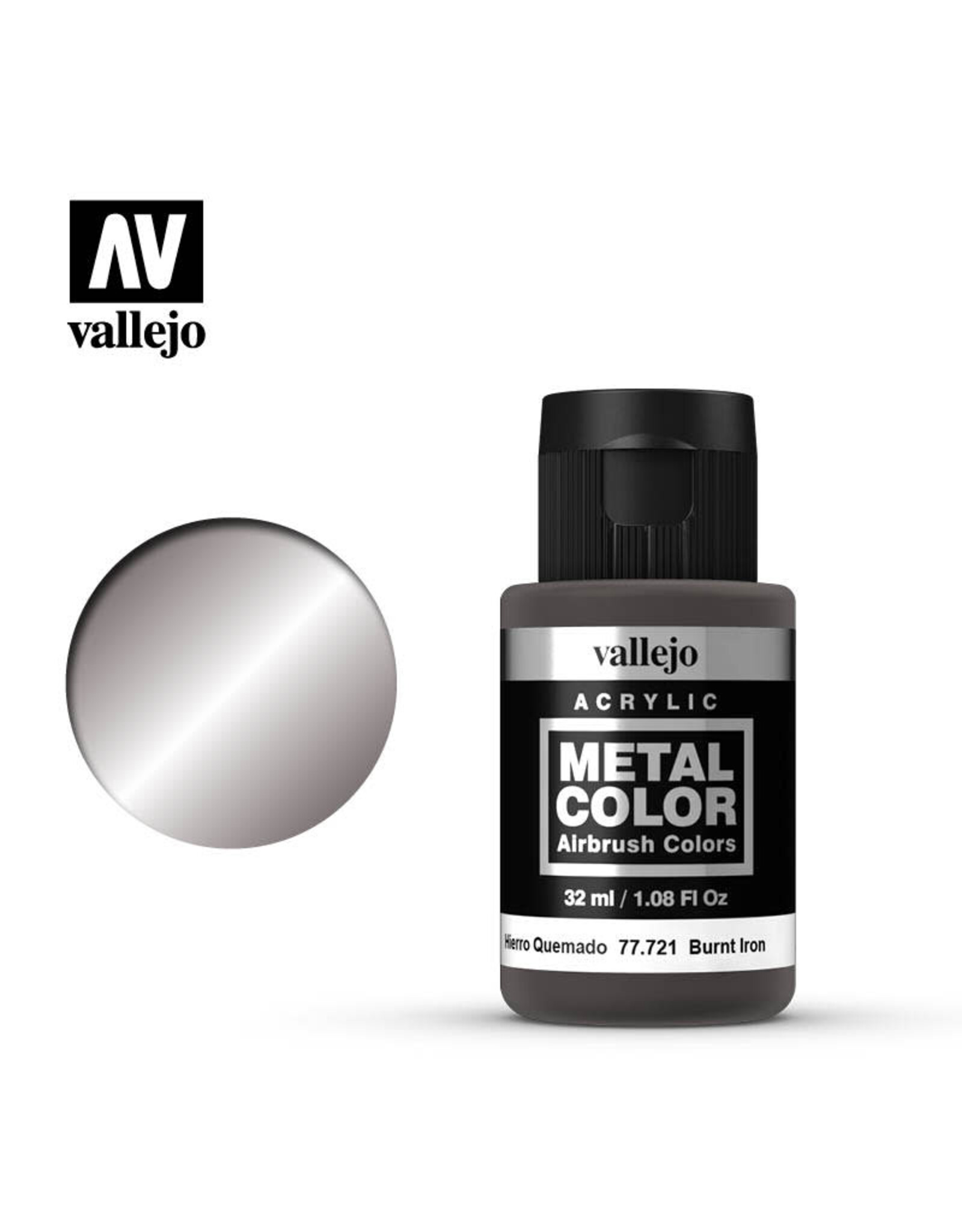 Vallejo VAL77721 Metal Color Burnt Iron