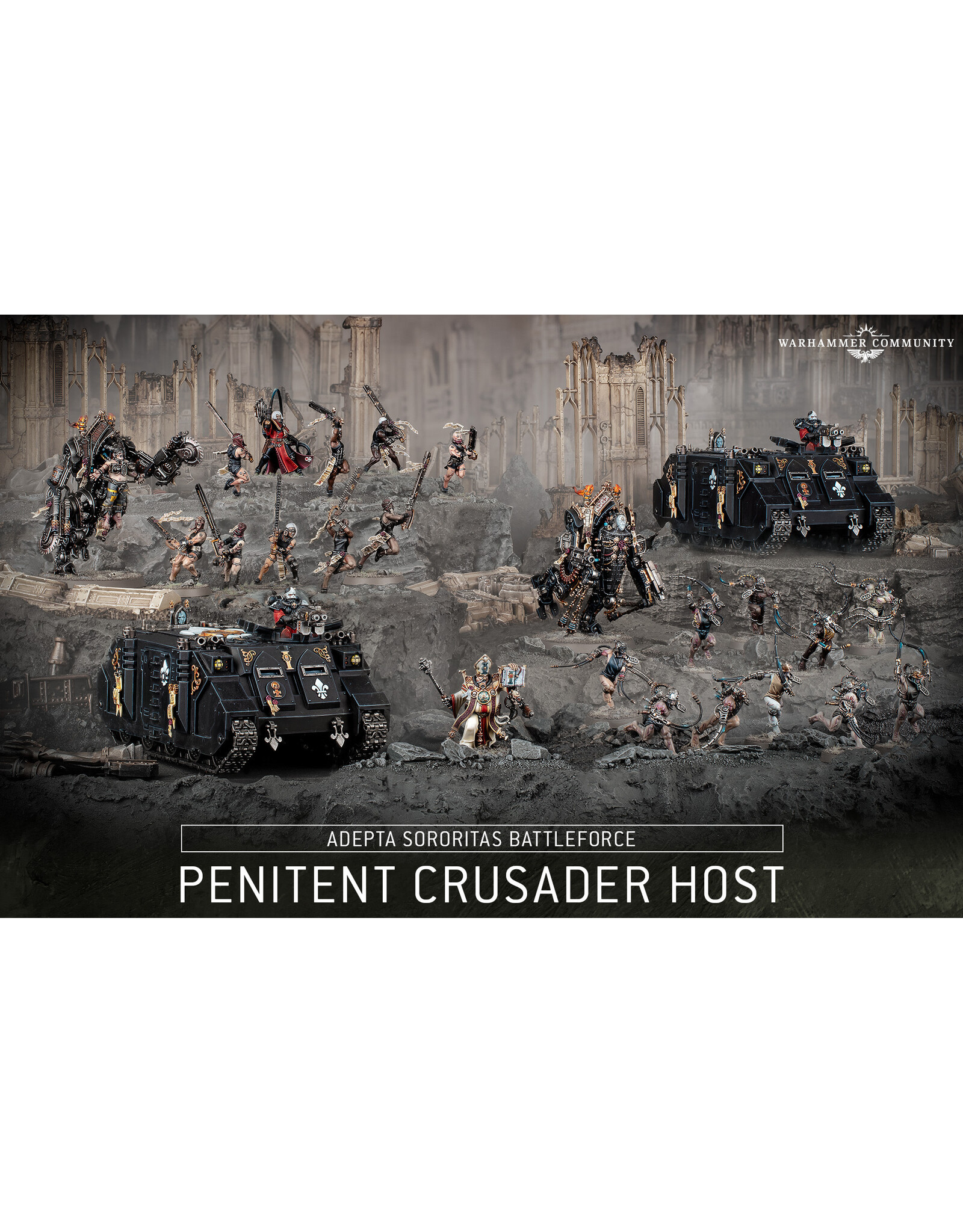 Games Workshop 52-63 ADEPTA SORORITAS: PENITENT CRUSADER HOST BATTLEFORCE