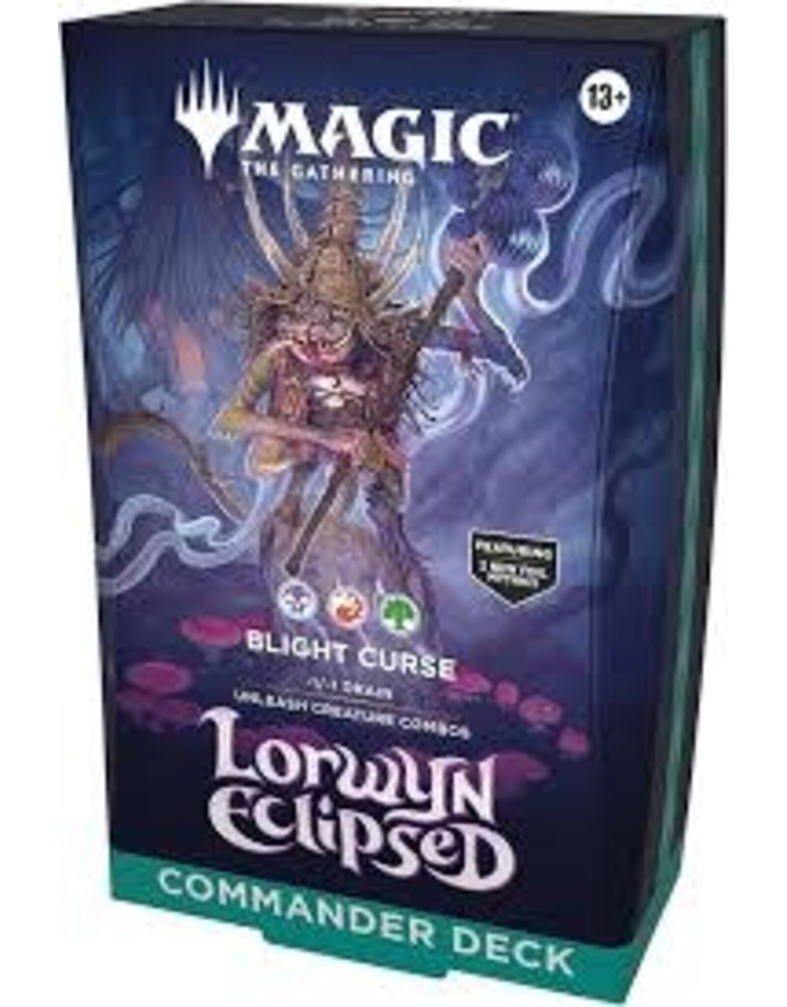 Lorwyn Eclipsed Commander: Blight Curse / Dance of the elements.