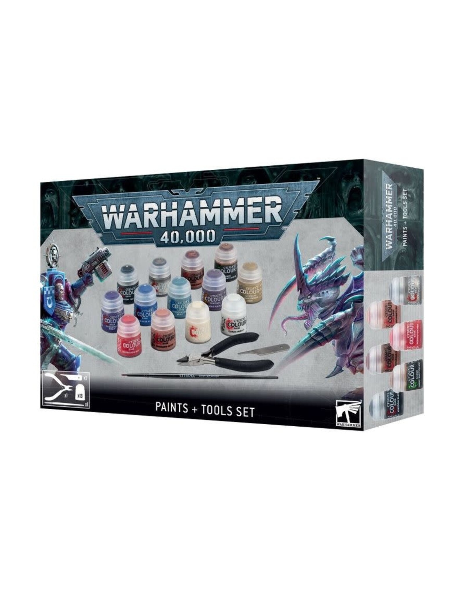 Games Workshop 60-12 WH40k Paint and tools set OOP